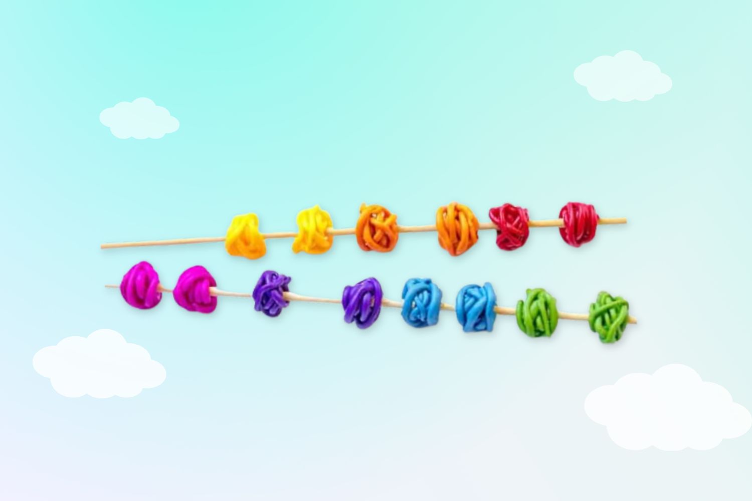 #11 Rainbow Tangle Beads