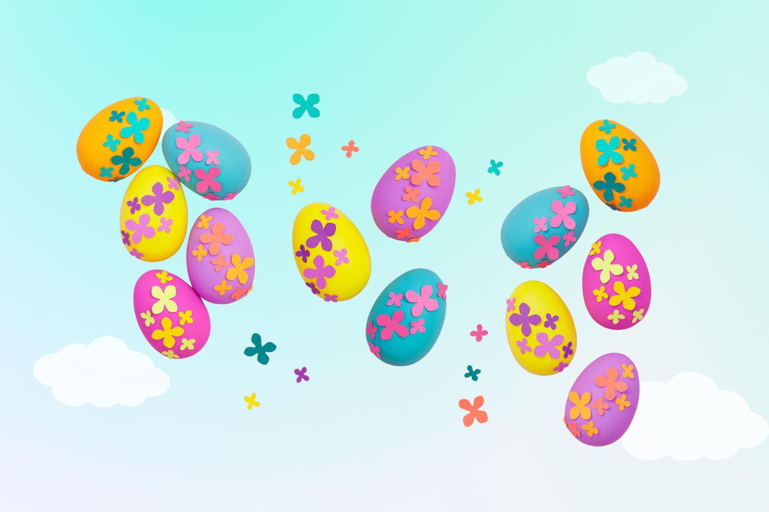 #6 Gorgeous Paper Flower Easter Eggs