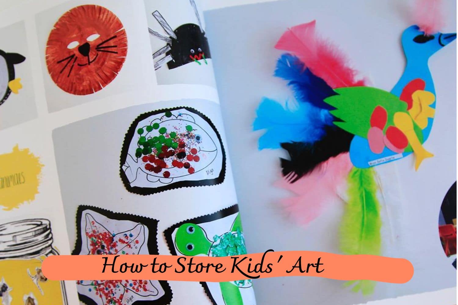 How to Store Kids' Art