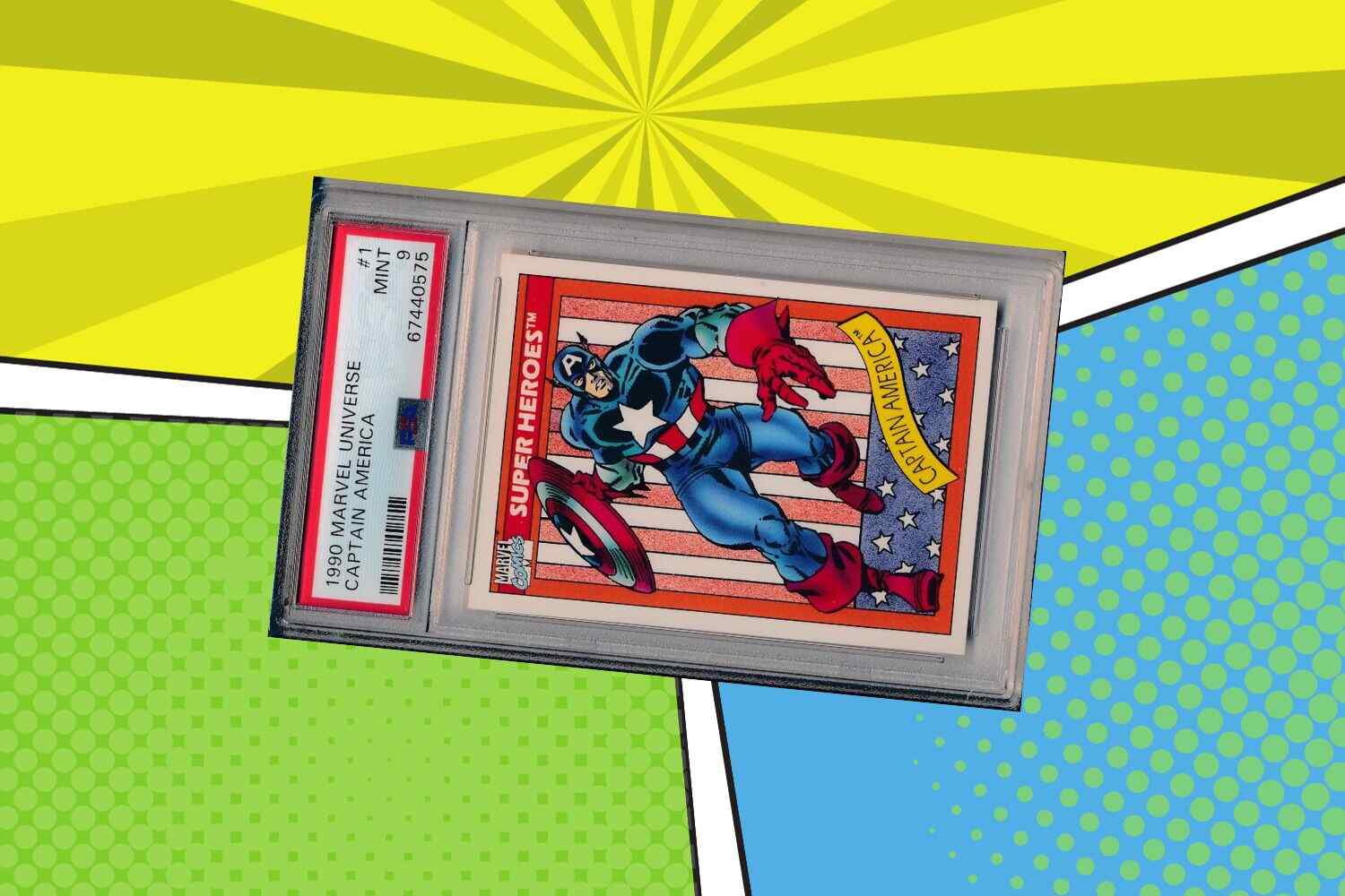 #14 1990 Marvel Universe Captain America #1 - $4,050