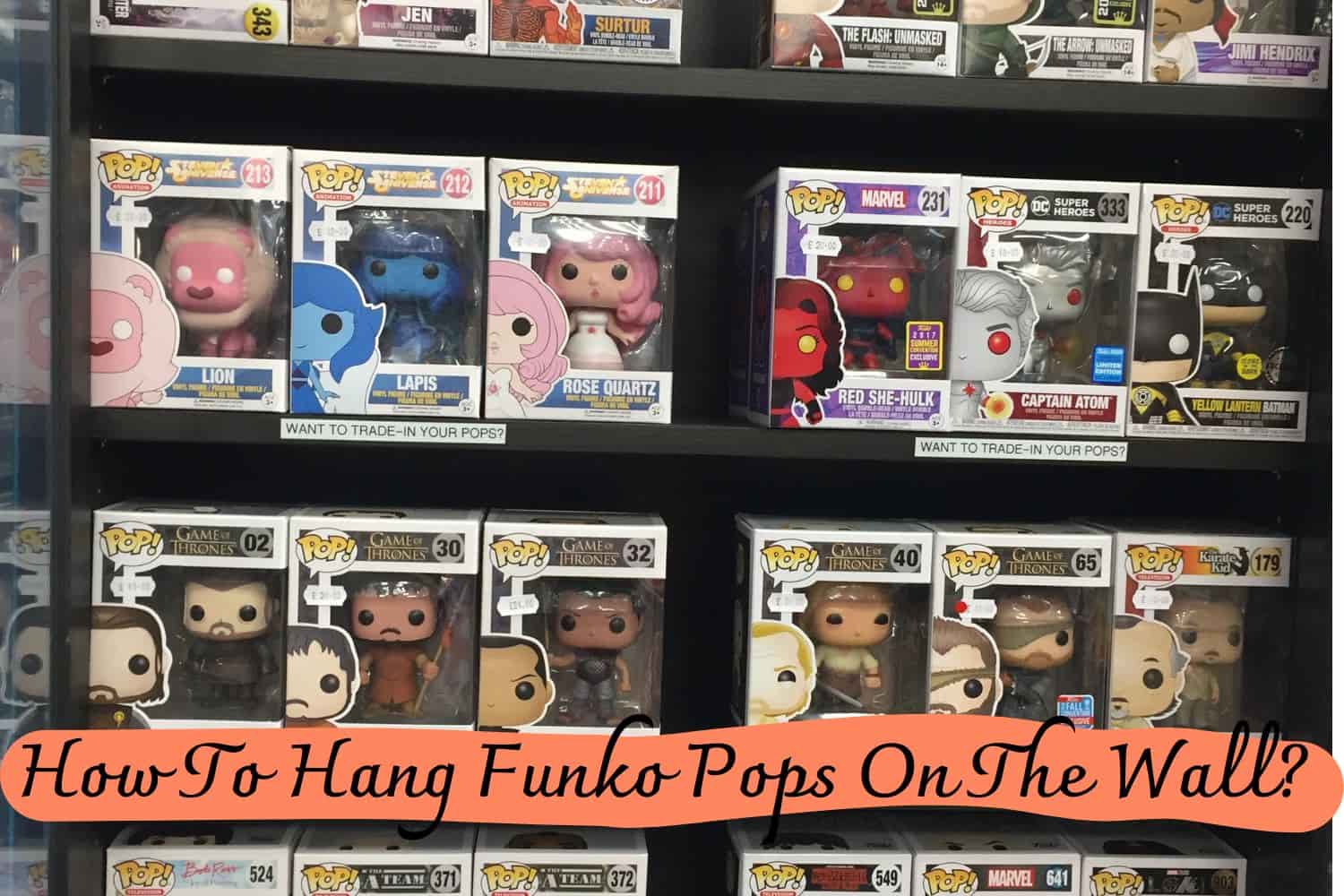 How To Hang Funko Pops On The Wall