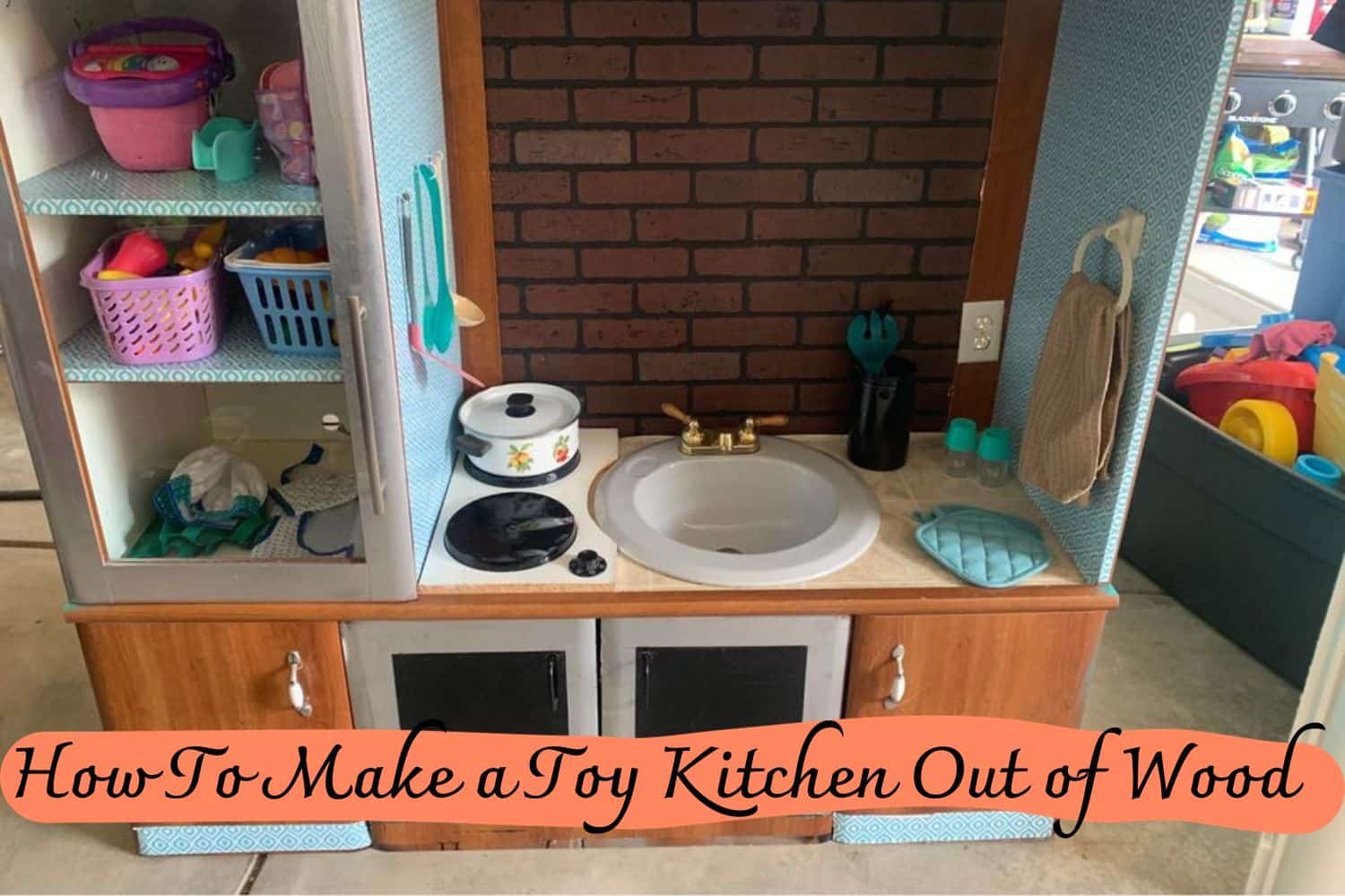 How To Make a Toy Kitchen Out of Wood 