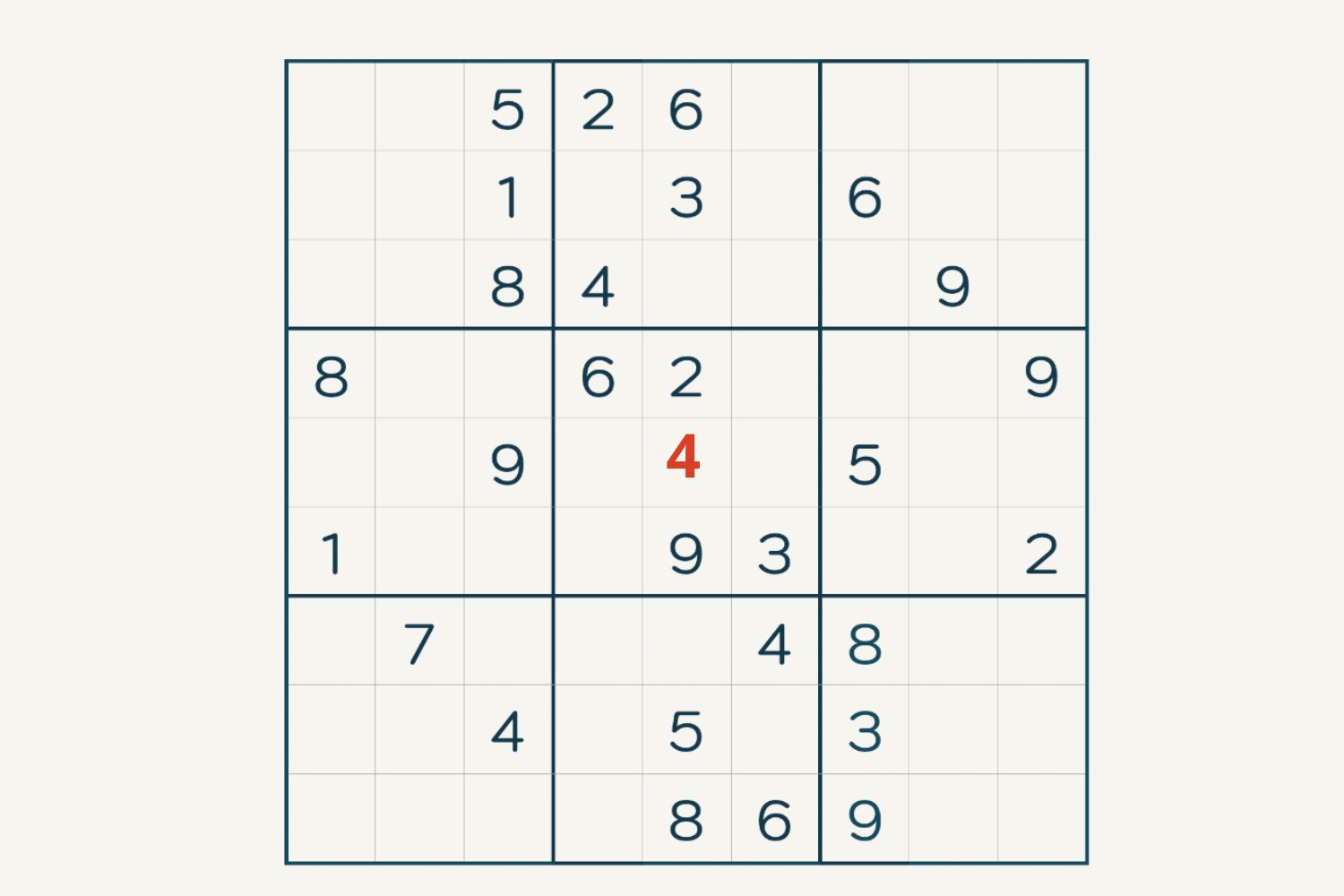 Finding Single Candidates in Sudoku